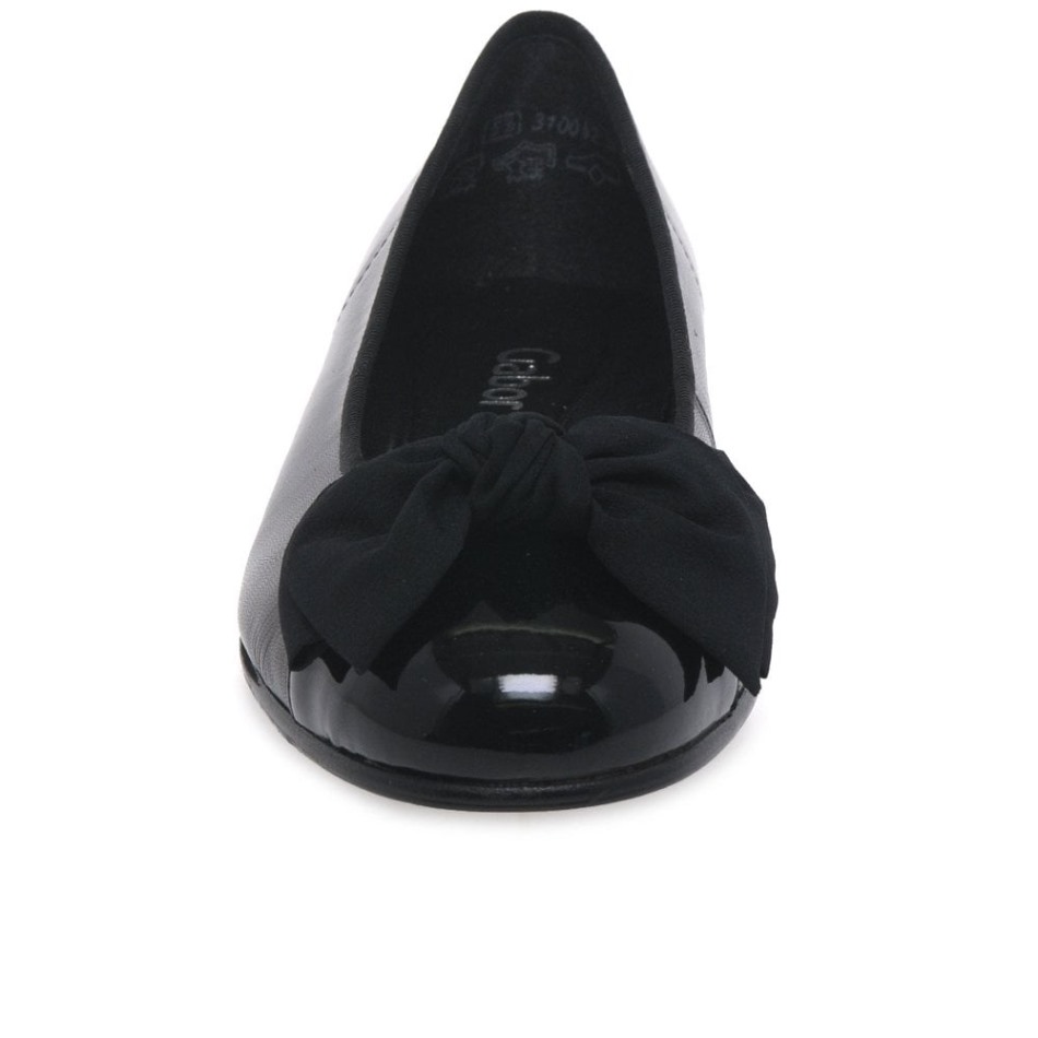 Gabour | Exclusif Amy Bow Trim Ballerines Femme Noir